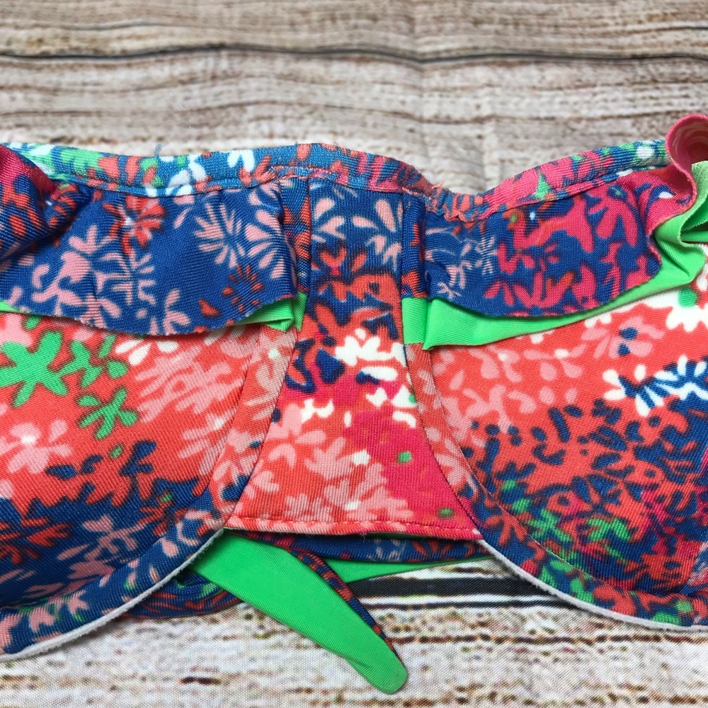 $5/25 Vix Paula Hermanny Floral Ruffle Band Bikini - Picture 6 of 15